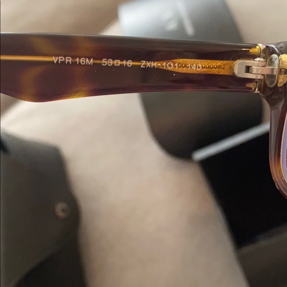 Prada glasses tortoise with a hint of blue - Picture 4 of 4